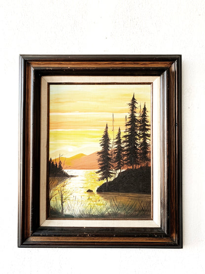 1970’s Framed Landscape Painting