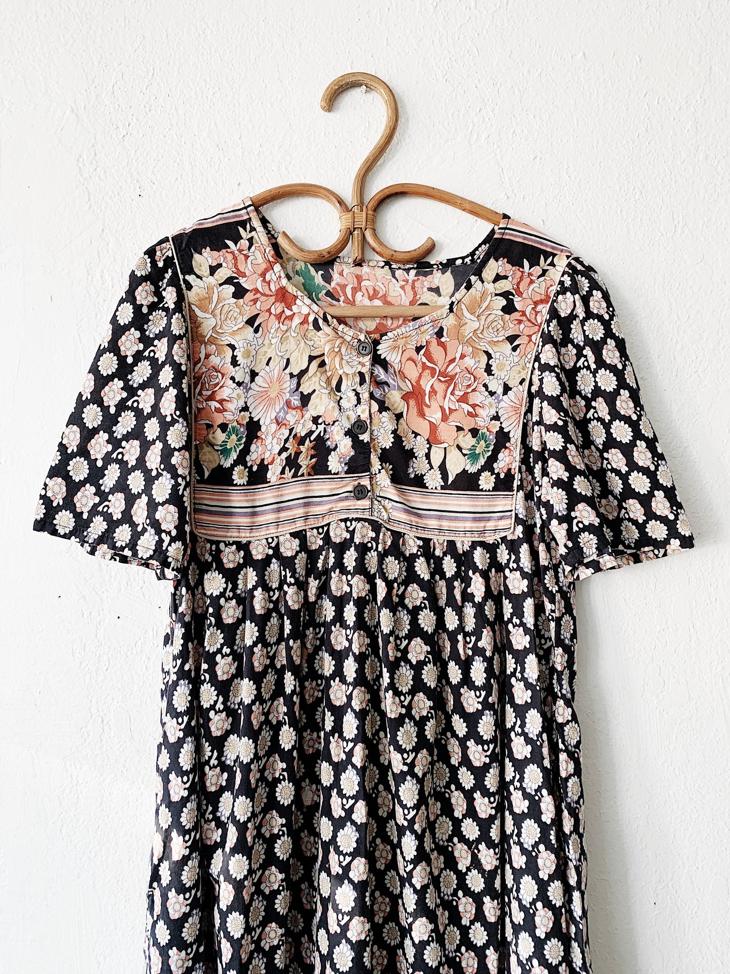 Vintage Cotton Dress With Pockets