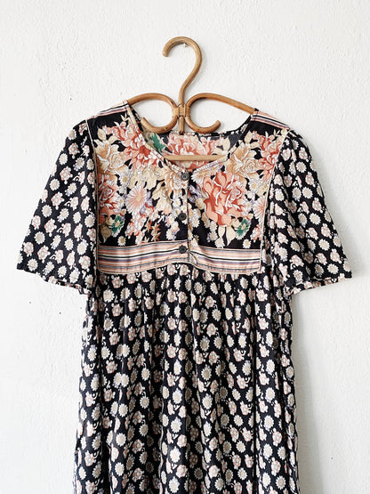 Vintage Cotton Dress With Pockets