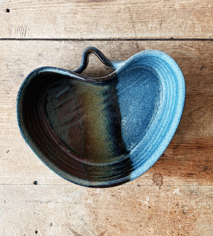 Stoneware Heart Deep Dish
