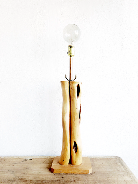 Vintage Driftwood Lamp