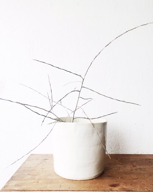 Large Ceramic Hand Shaped Planter