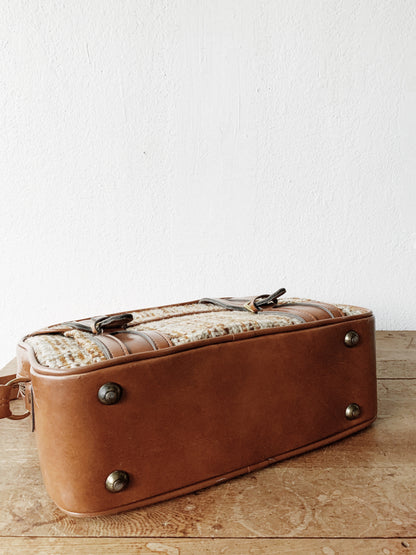 Vintage Tweed Tote / Overnighter