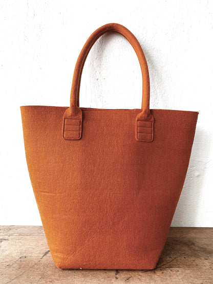 Large Milano Series Felt Market Tote New
