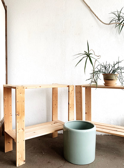 Natural Wood Utility Shelf