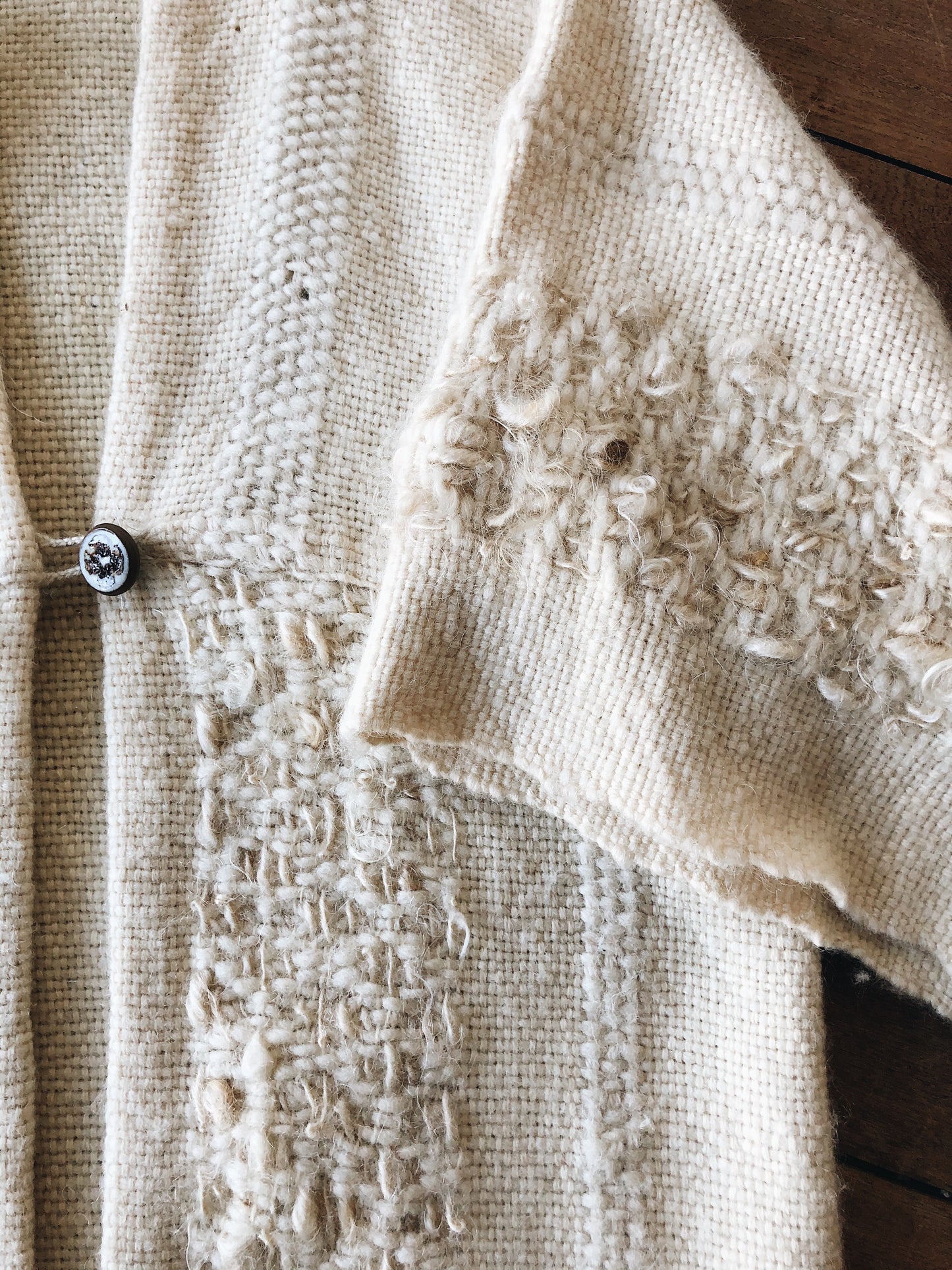 Hand Knit Vintage Wool Sweater
