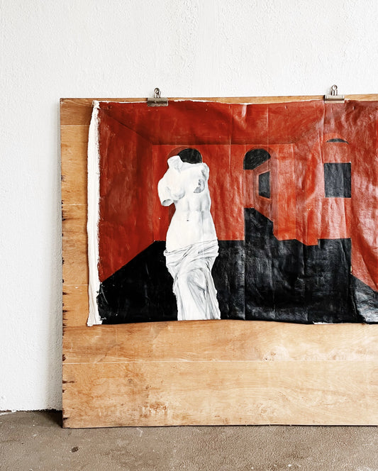 Original Mural Painting on Linen
