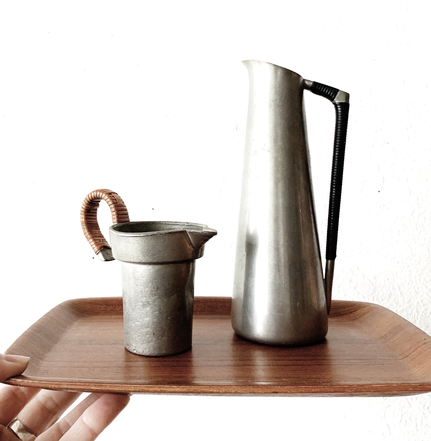 Royal Pewter from Holland and Osaka Suzuki Mid Century 2 Piece Set