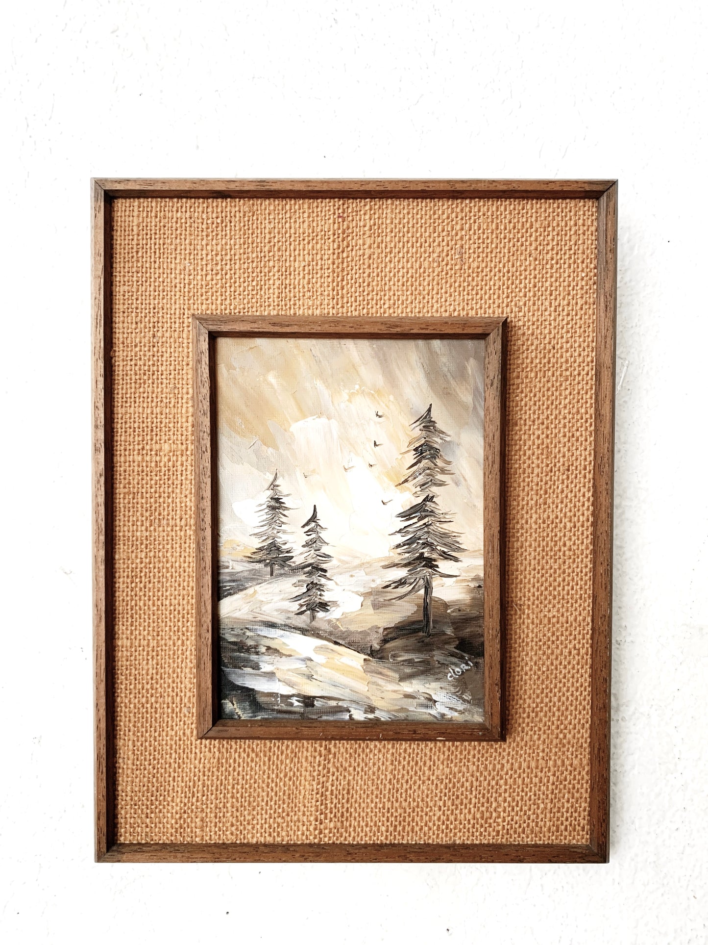 Vintage Oil Landscape