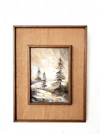 Vintage Oil Landscape