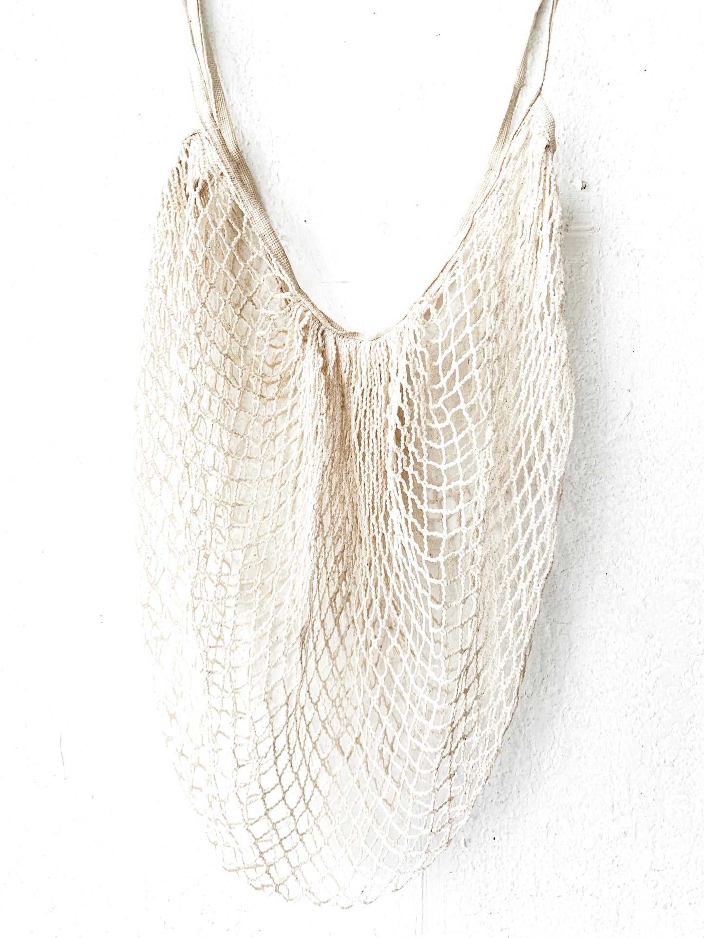 Large Vintage Cotton Market Tote