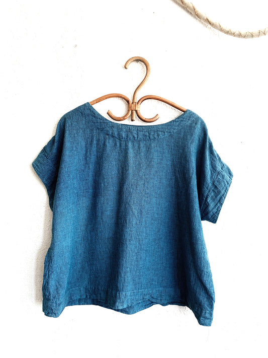 Cut Loose Linen Top