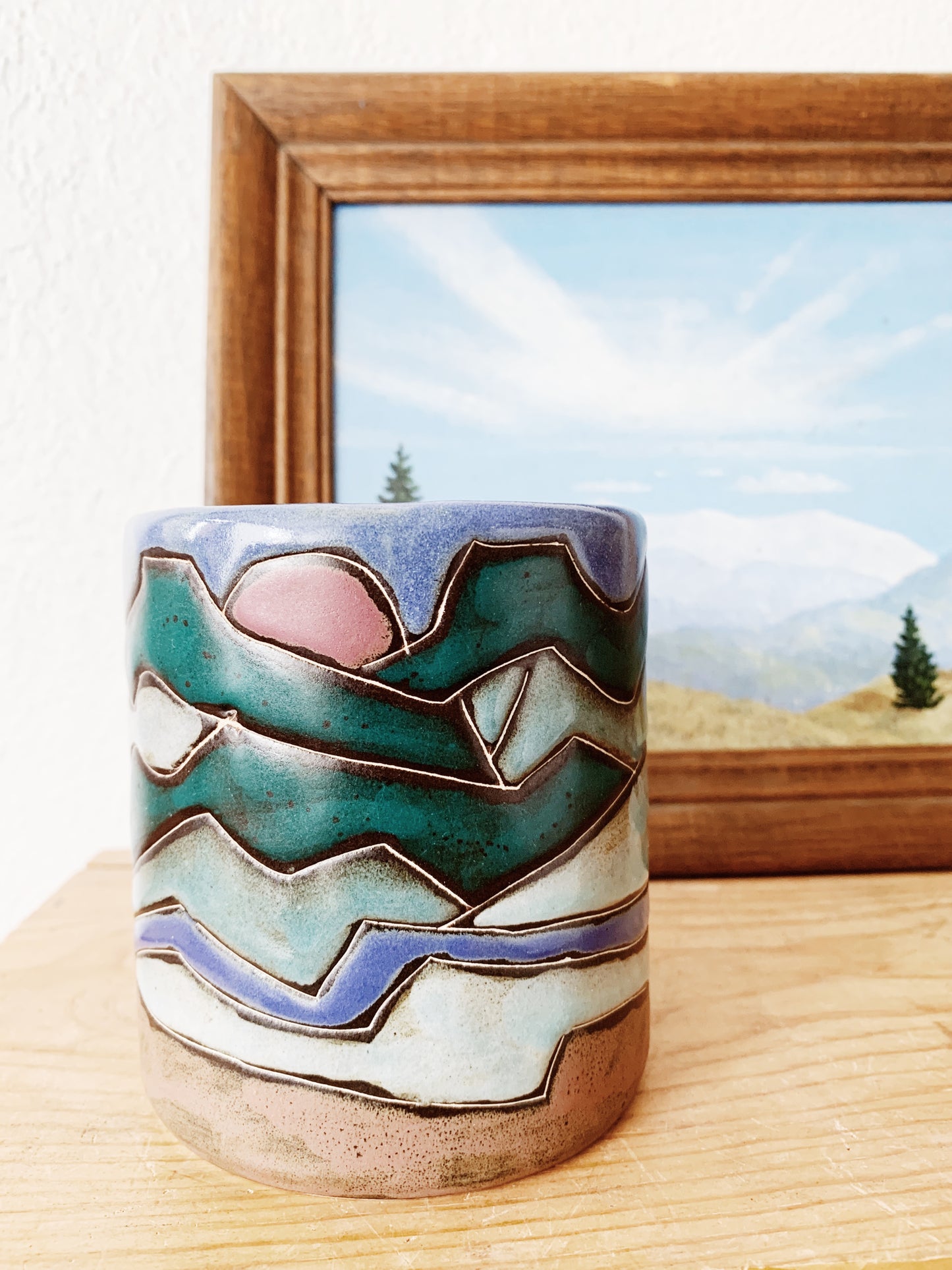 Vintage Mara of Mexico Landscape Mug