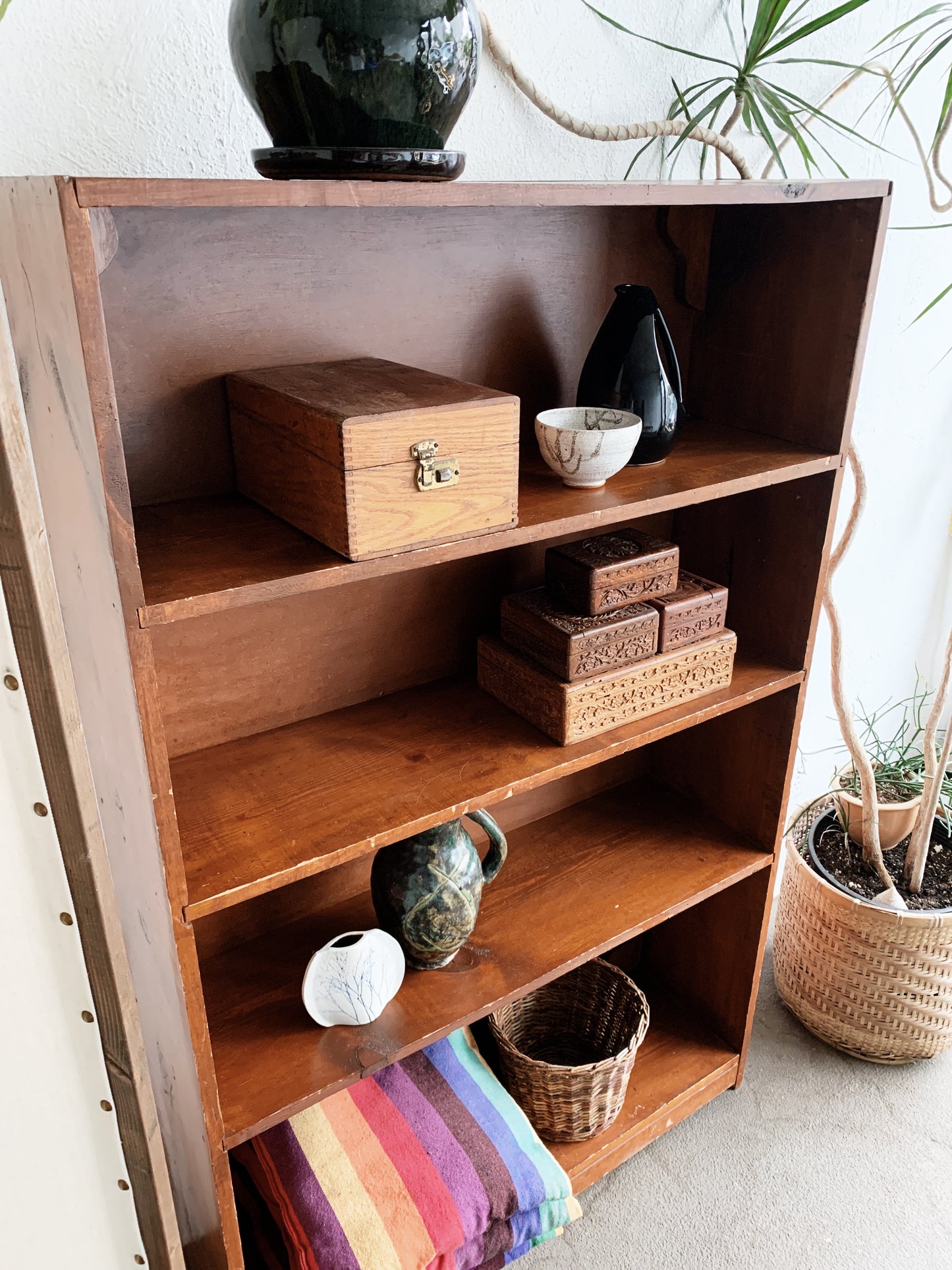 Large Handmade Solid Wood Shelf