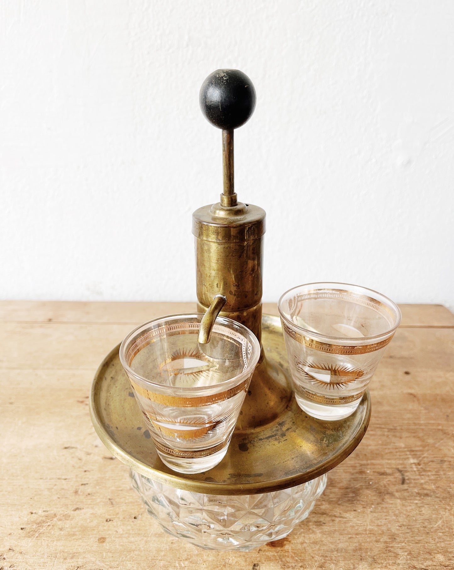 Vintage Liquor Decanter Set