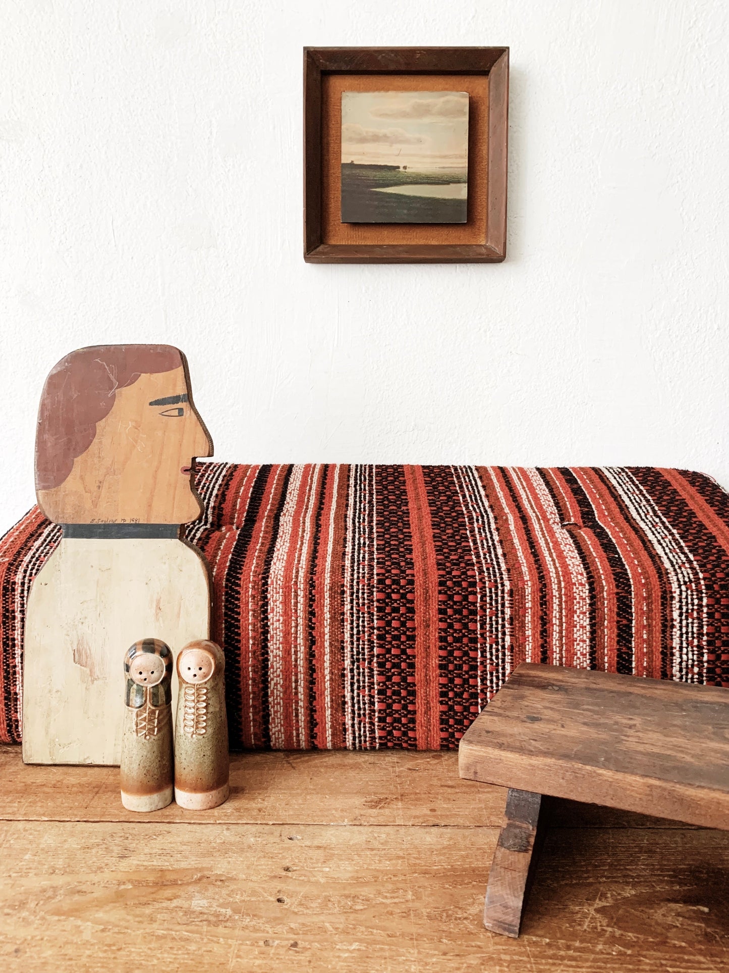 Large Vintage Bolster Cushion