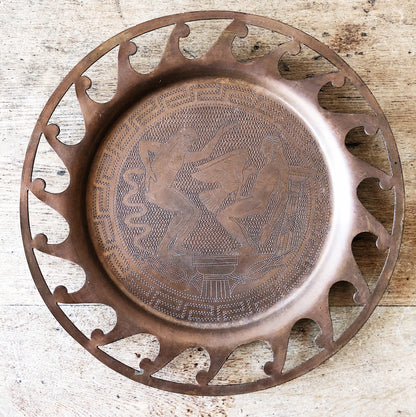 Handmade Copper Pictorial Plate