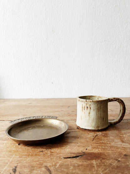 Vintage Brass Pocket Change Dish