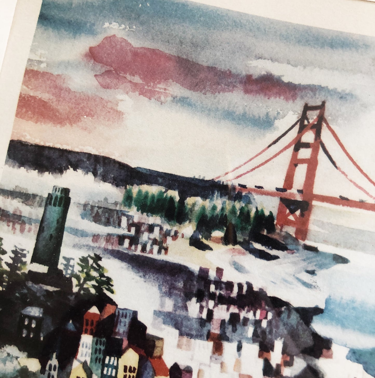 Mid Century Dong Kingman San Francisco Litho