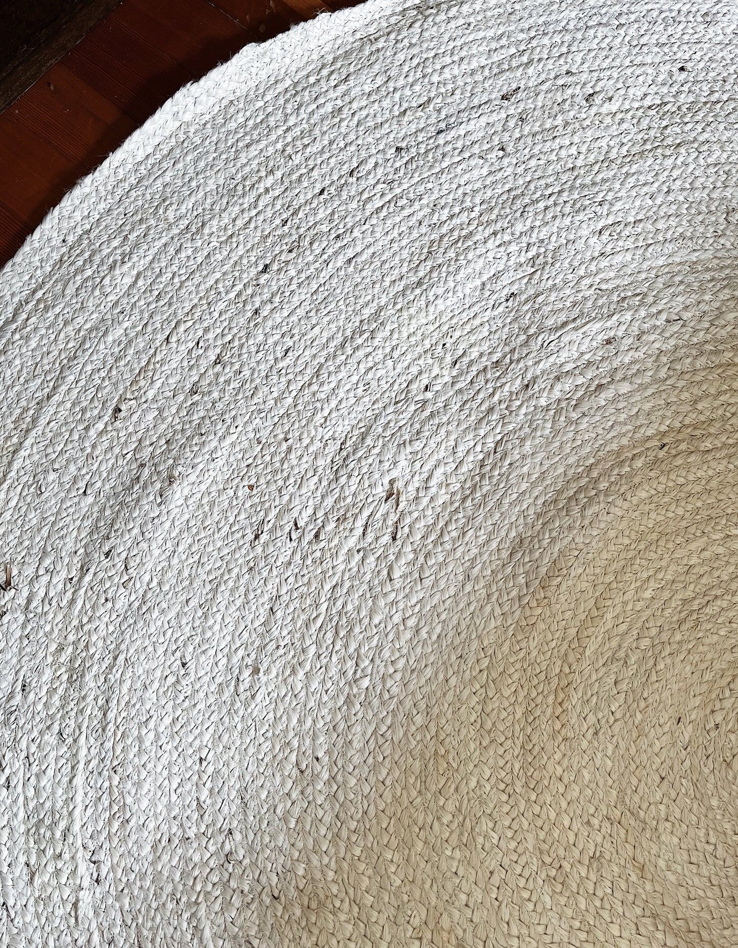 Round Jute Rag Rug