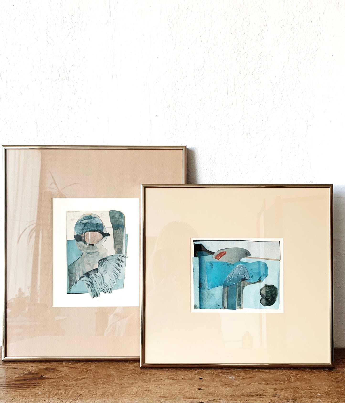 Vintage Jeannie Rand Original Framed Collage