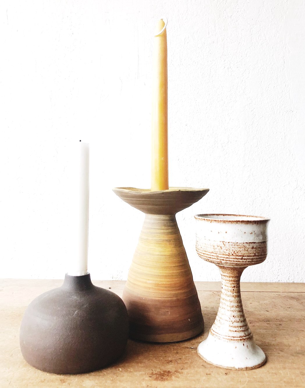 Vintage Ceramic Candlestick