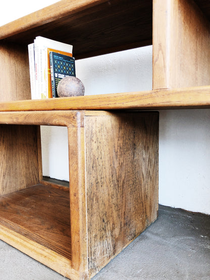 Vintage Oak Modular Shelf
