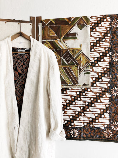 RESERVED Vintage Batik Fabric