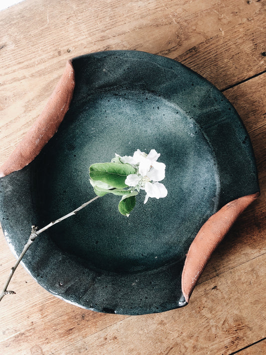 Vintage Indigo Platter