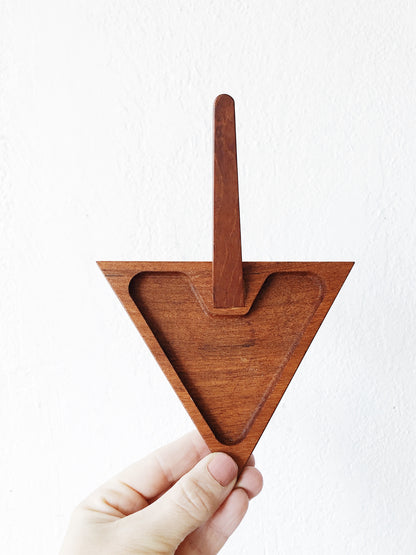 Vintage Teak Arrow Dish