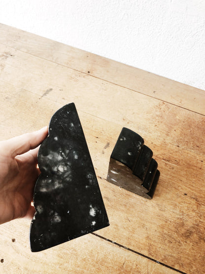 Vintage Marble Cloud Book Ends