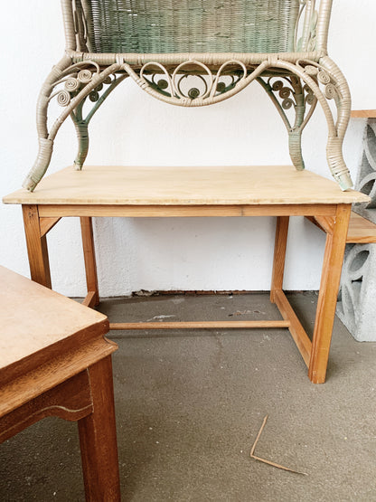 Vintage Wood or Wicker Table