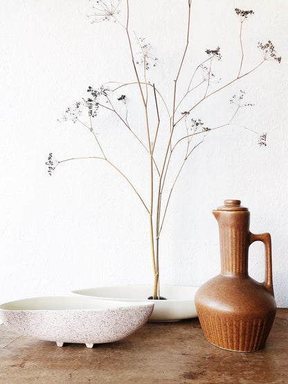 Vintage Monmouth Stoneware Pitcher and Lid