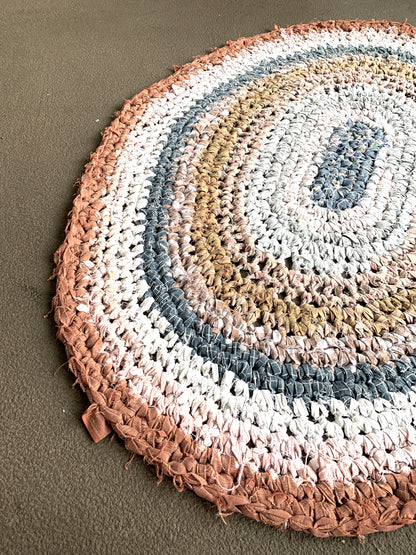 Handmade Oval Cotton Rag Rug