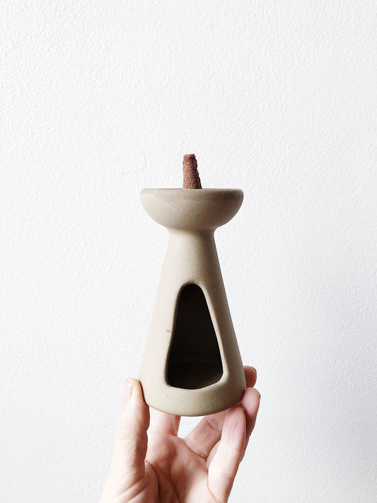 Vintage Stoneware Incense or Essential Oil Burner