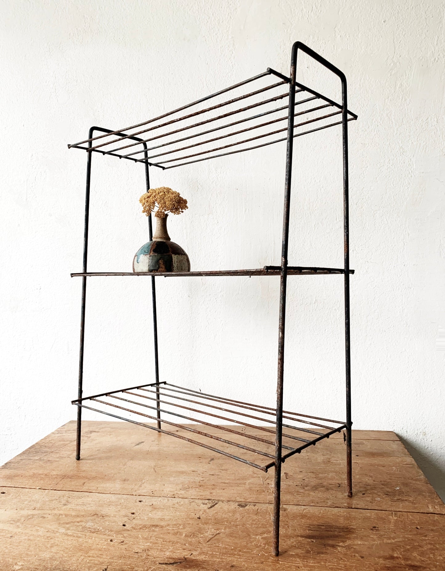 Mid Century Metal Shelf