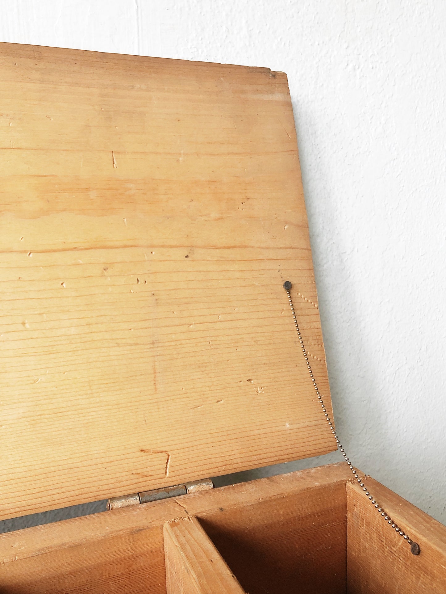 Vintage Handmade Divided Trunk