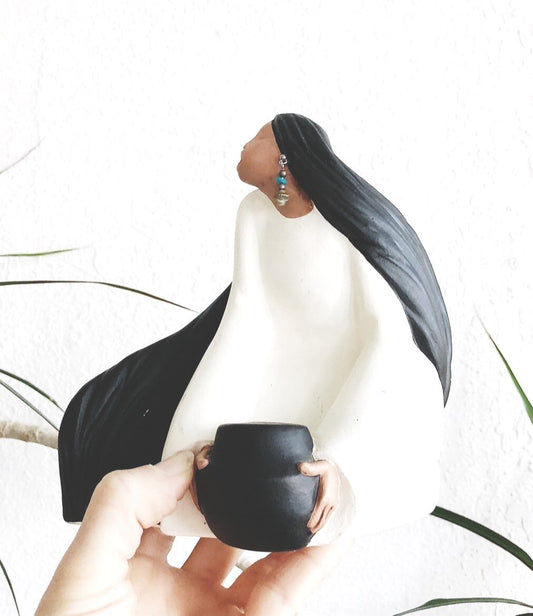 Vintage Nova Hand Cast Sculpture
