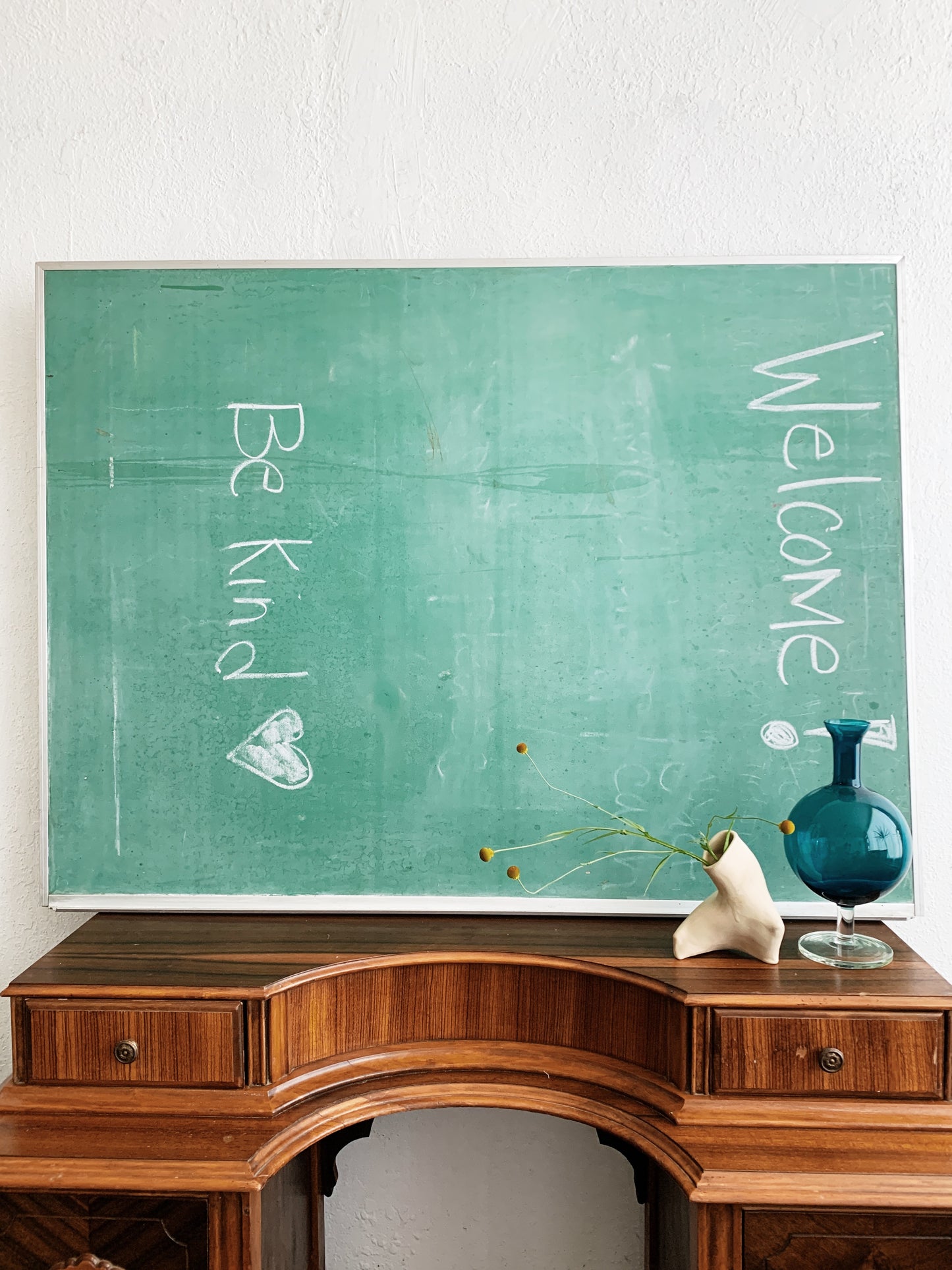 Large Vintage Industrial Chalkboard