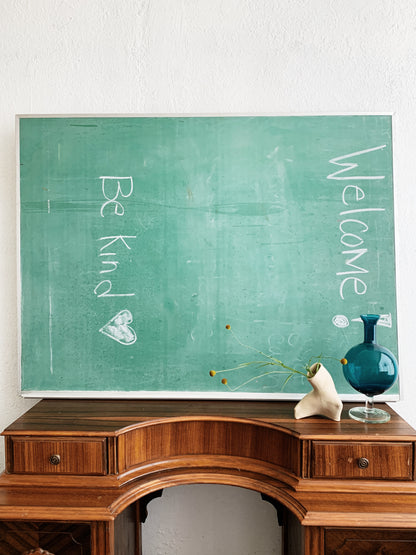 Large Vintage Industrial Chalkboard