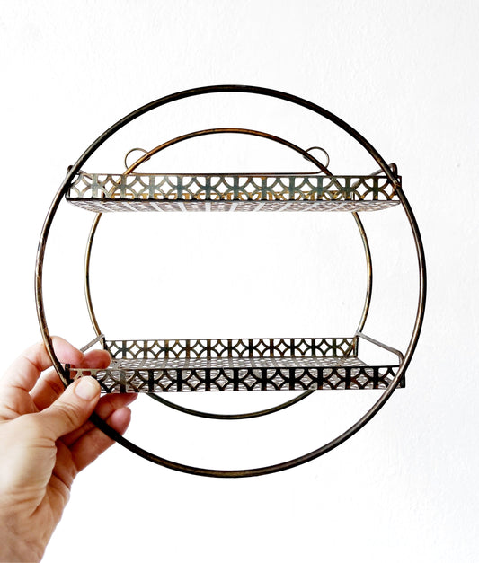 Mid Century Circular Shelf