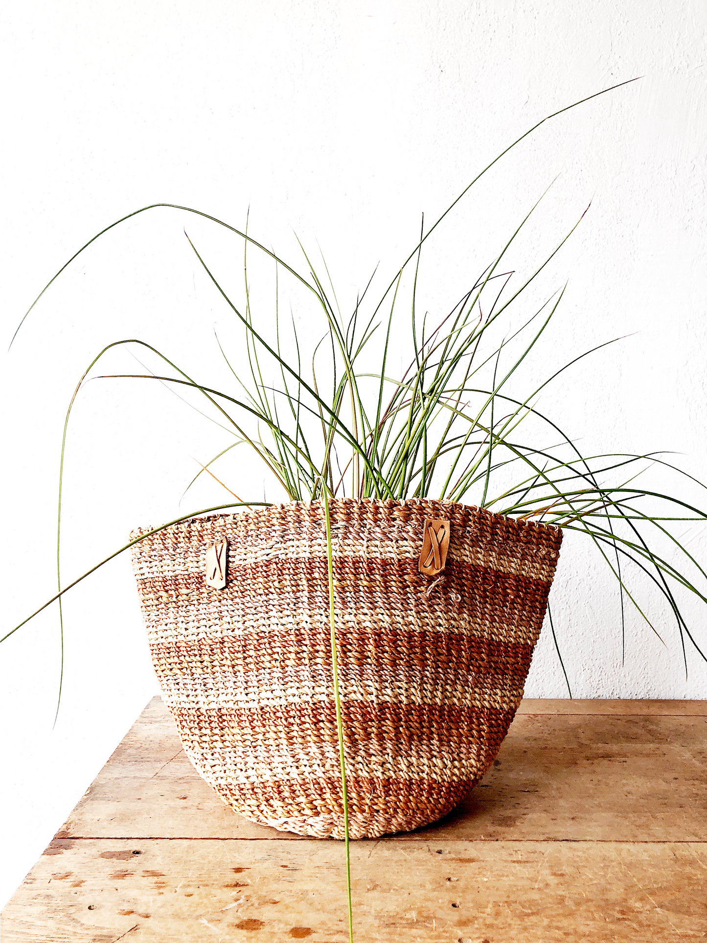 Vintage Woven Soft Sided Basket