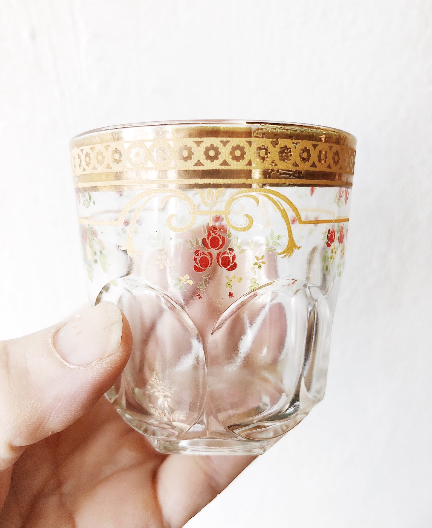 Vintage Parisian Handpainted Glasses