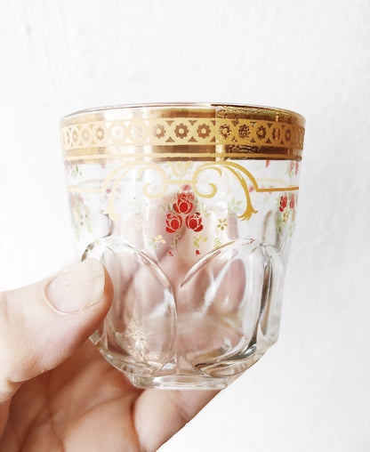 Vintage Parisian Handpainted Glasses