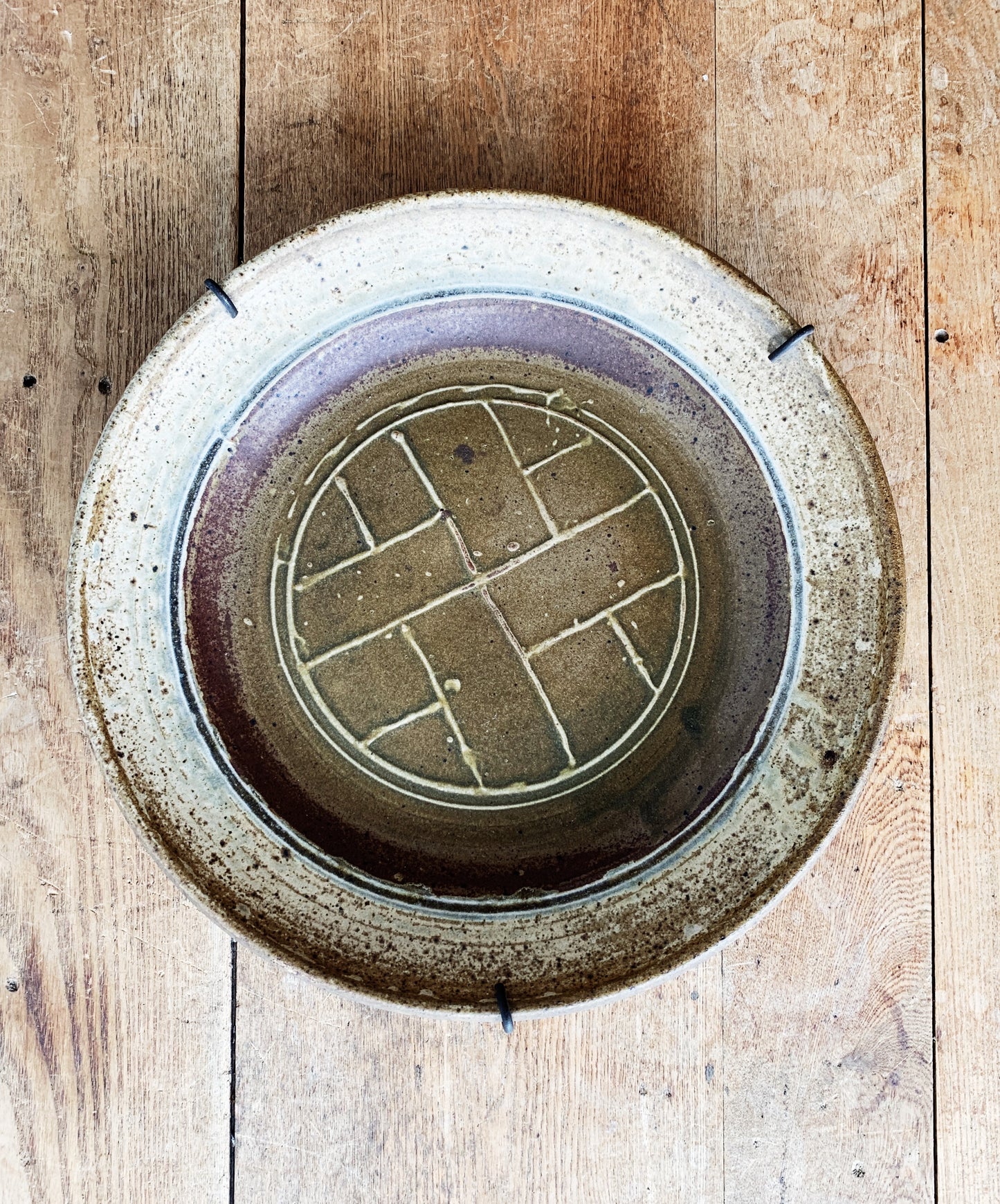 Handmade Pottery Art Platter