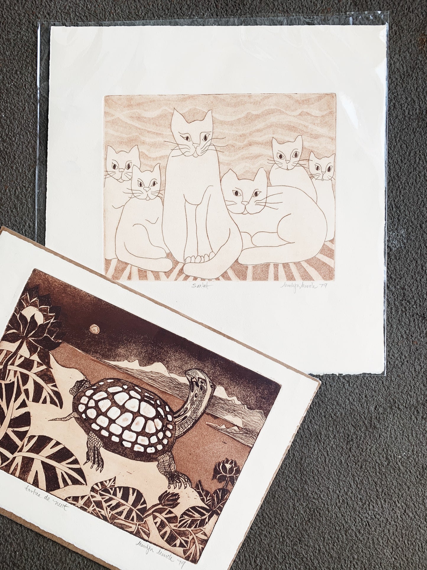 1970’s Original Etching Marilyn Maricle