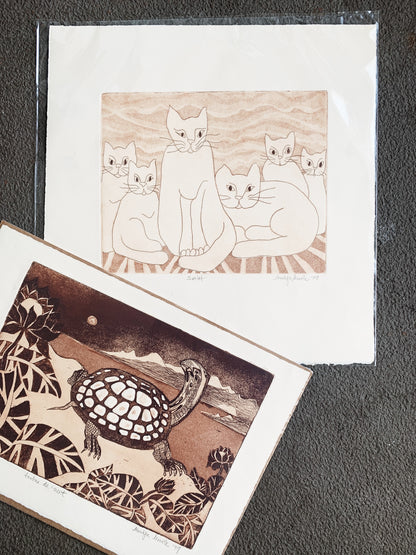 1970’s Original Etching Marilyn Maricle