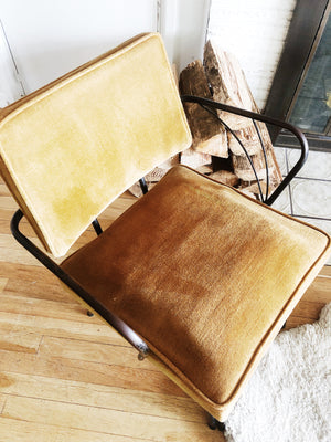Mid Century Mustard Chair