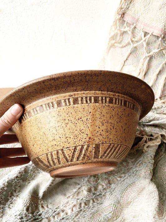 Large Handmade Pottery Bowl