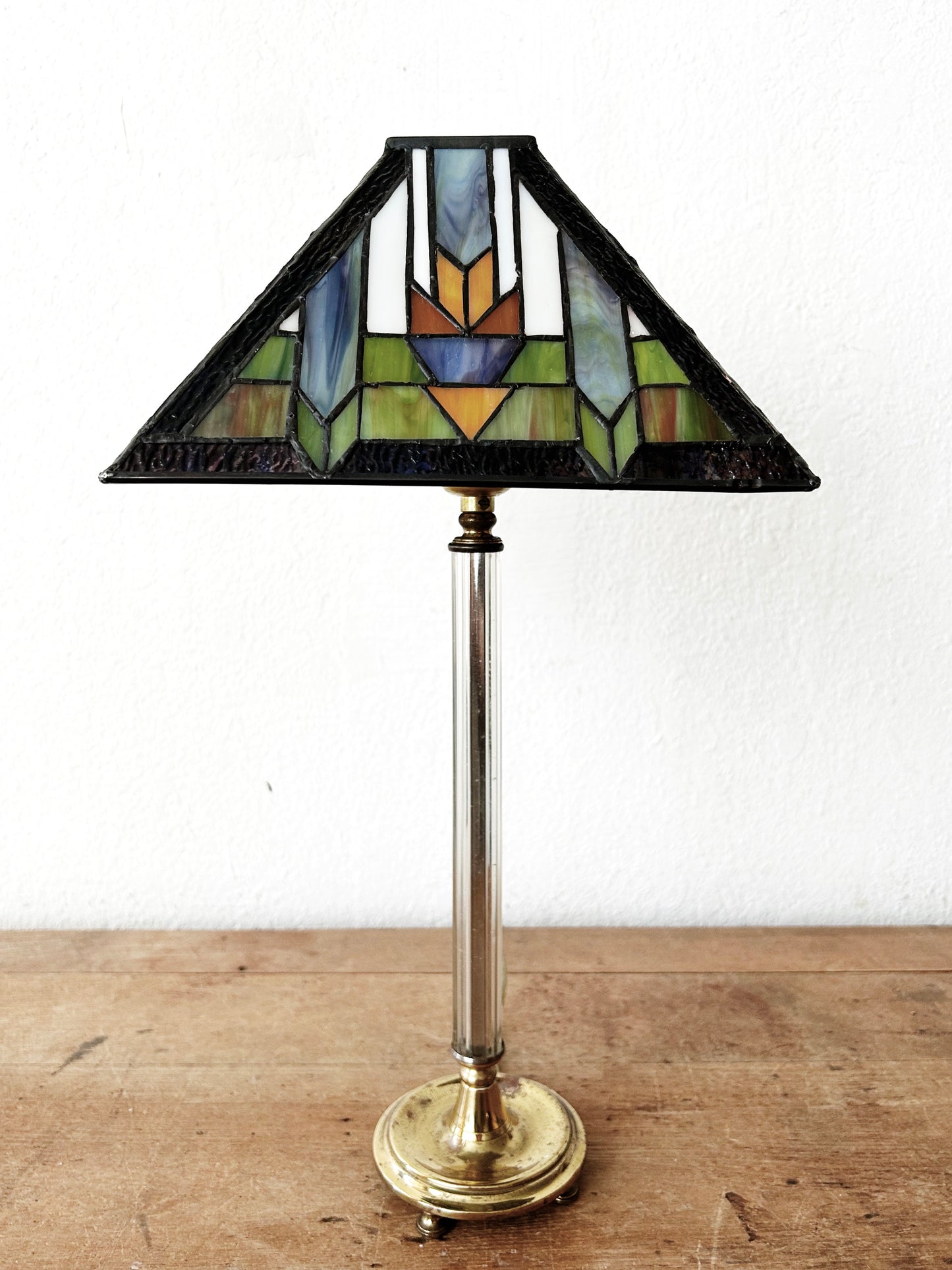 Handmade Stained Glass Lampshade